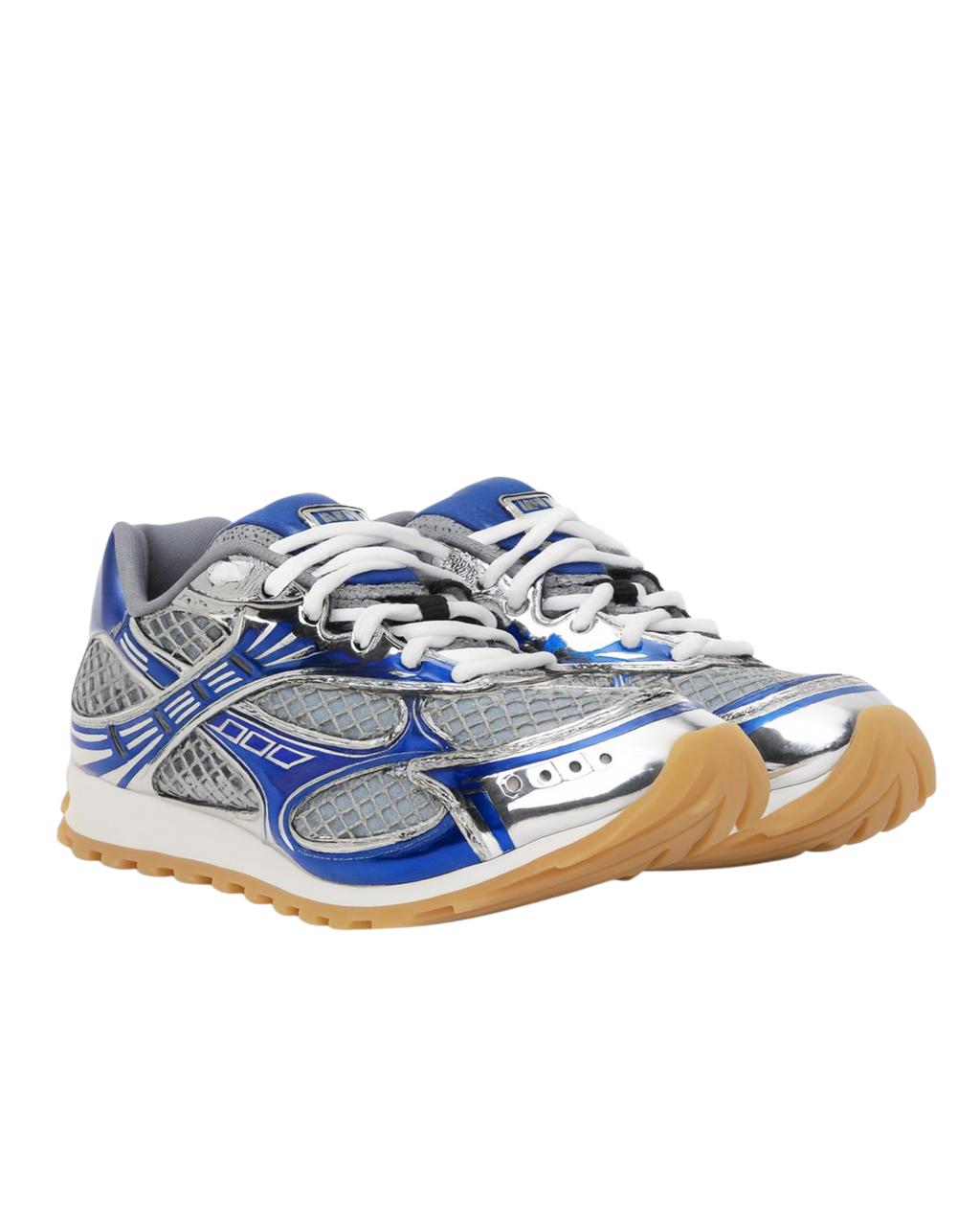 B Veneta Technical Mesh Runner Sneakers