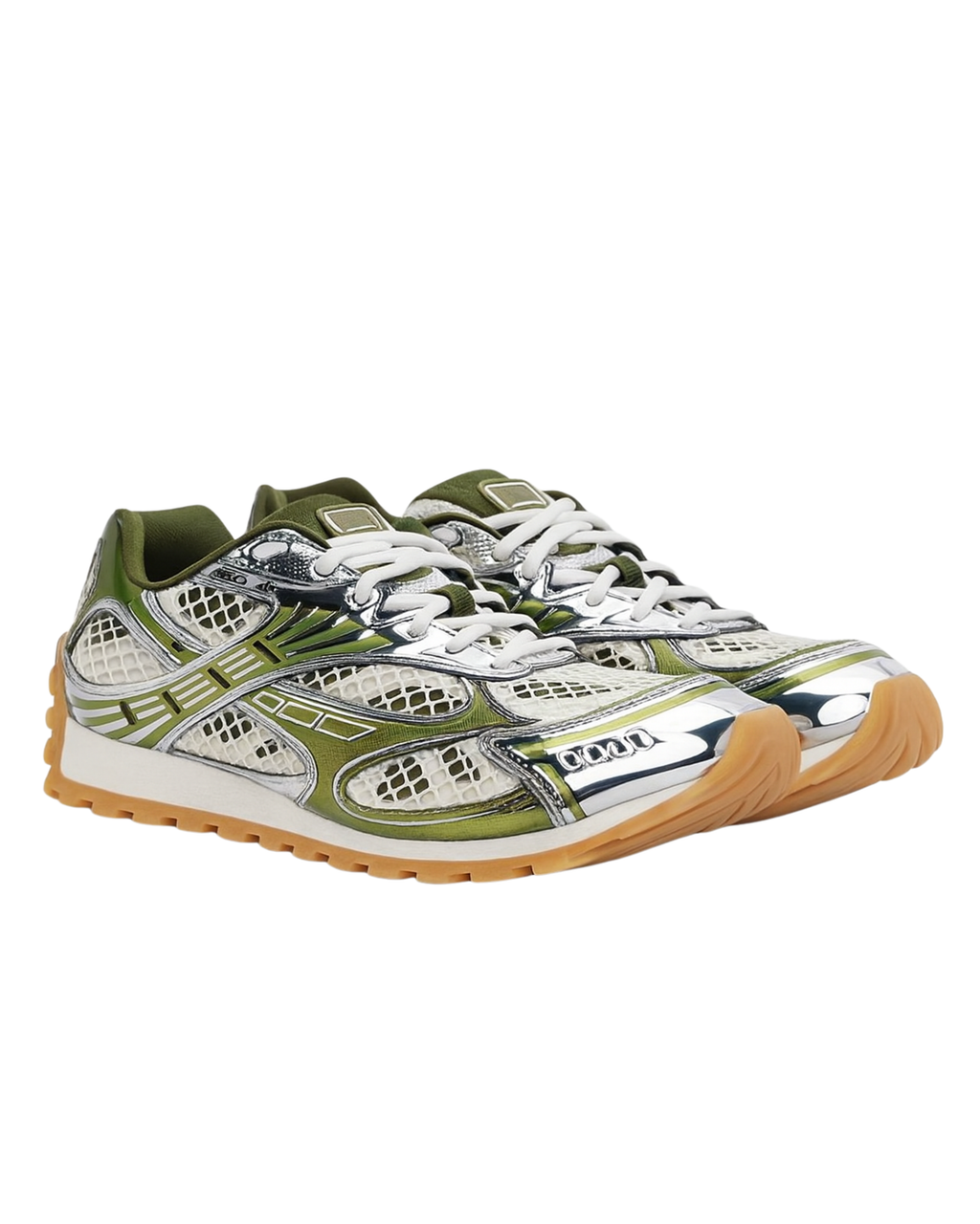 B Veneta Technical Mesh Runner Sneakers